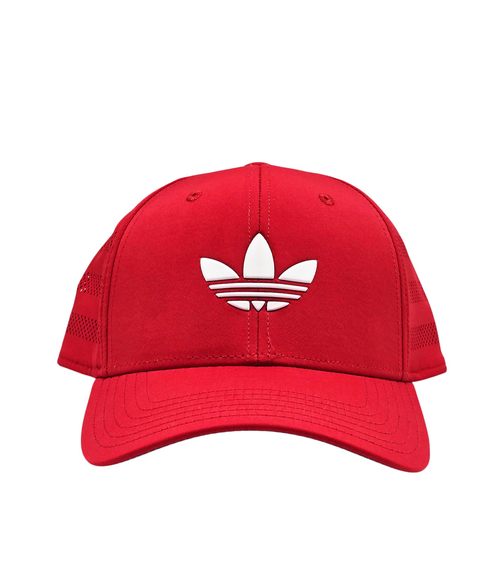 ADIDAS DRI-FIT RED/WHITE SNAPBACK TRAINING CAP