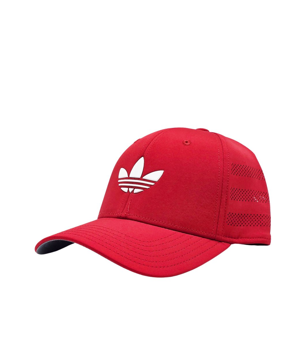 ADIDAS DRI-FIT RED/WHITE SNAPBACK TRAINING CAP