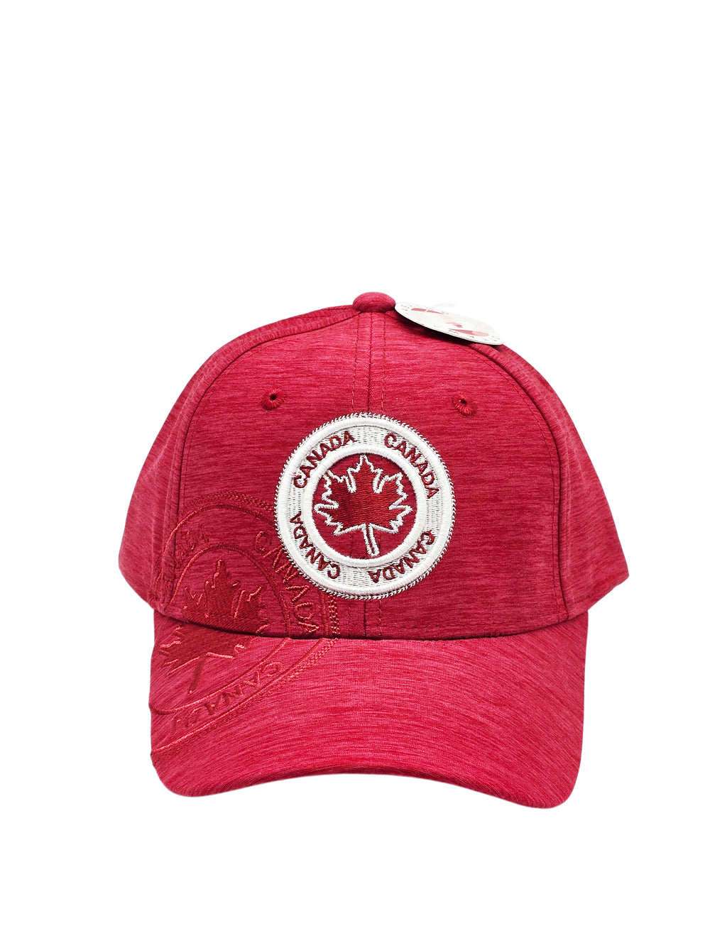 CANADA EMBROIDERED LOGO SHADOW TECH ADJUSTABLE CAP (RED)