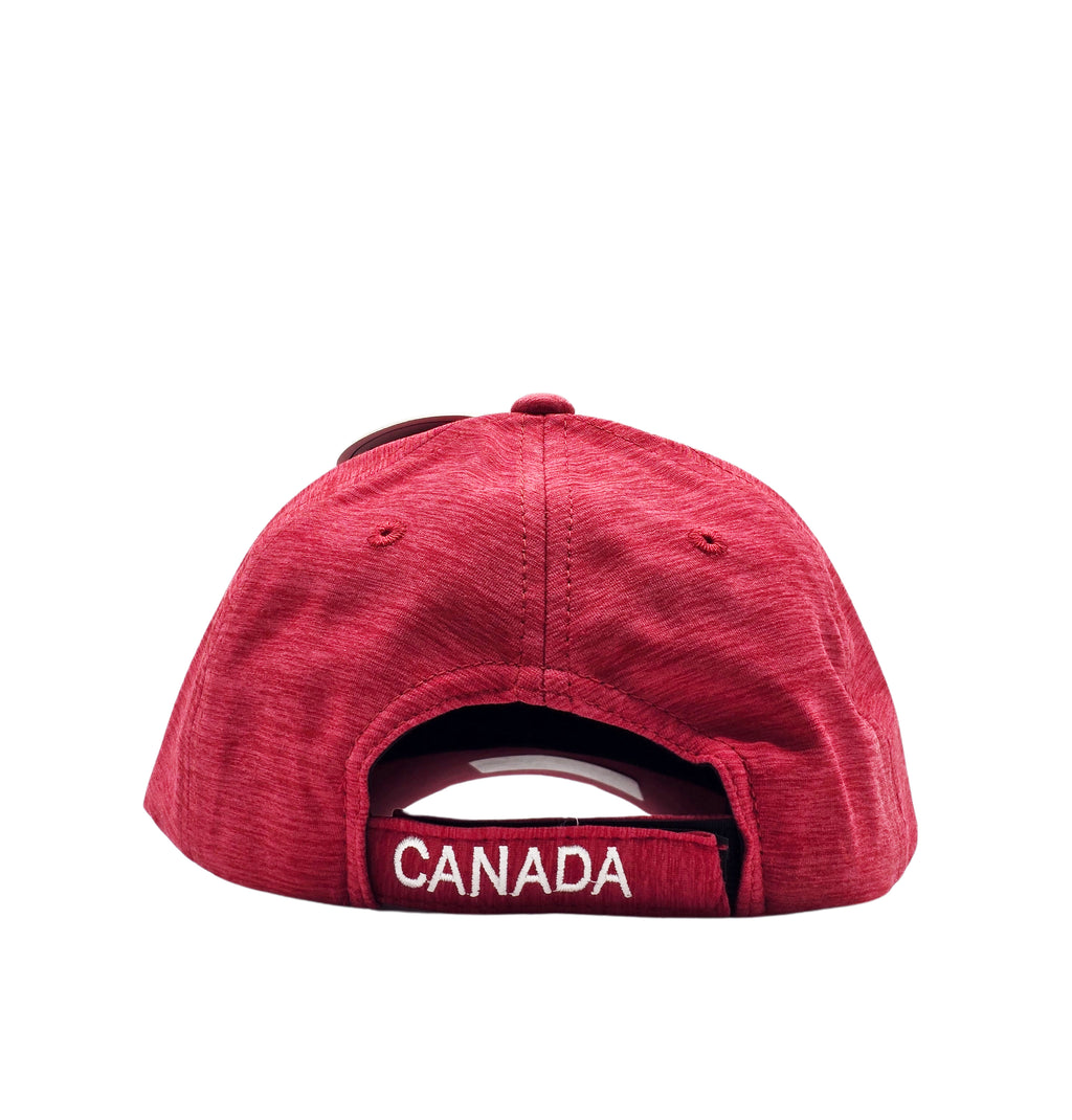 CANADA EMBROIDERED LOGO SHADOW TECH ADJUSTABLE CAP (RED)