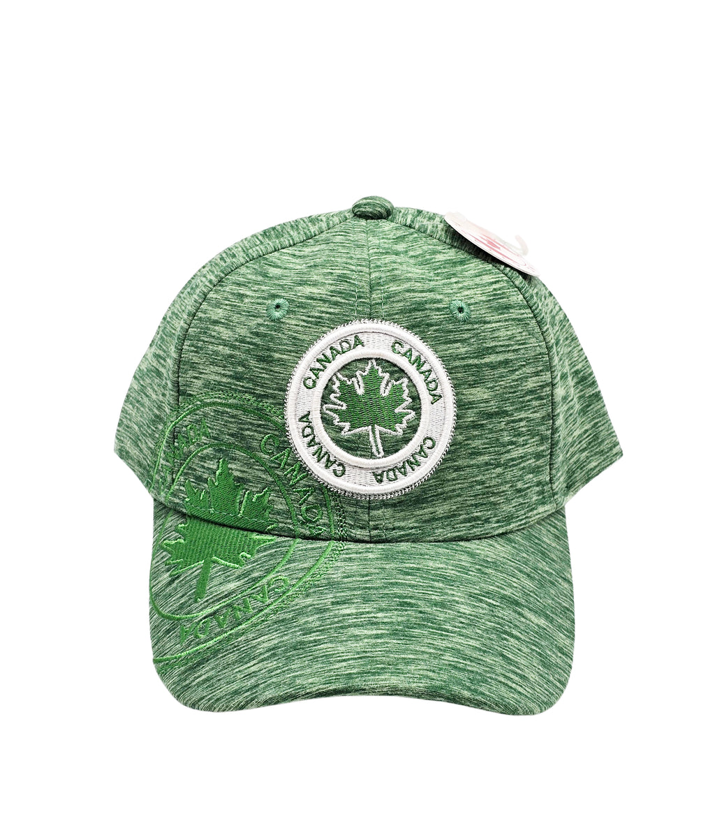 CANADA EMBROIDERED LOGO SHADOW TECH ADJUSTABLE CAP (GREEN)