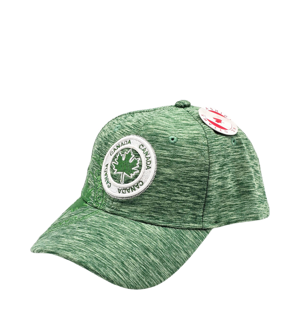 CANADA EMBROIDERED LOGO SHADOW TECH ADJUSTABLE CAP (GREEN)