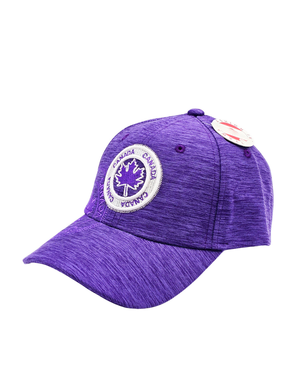 CANADA EMBROIDERED LOGO SHADOW TECH ADJUSTABLE CAP (PURPLE)