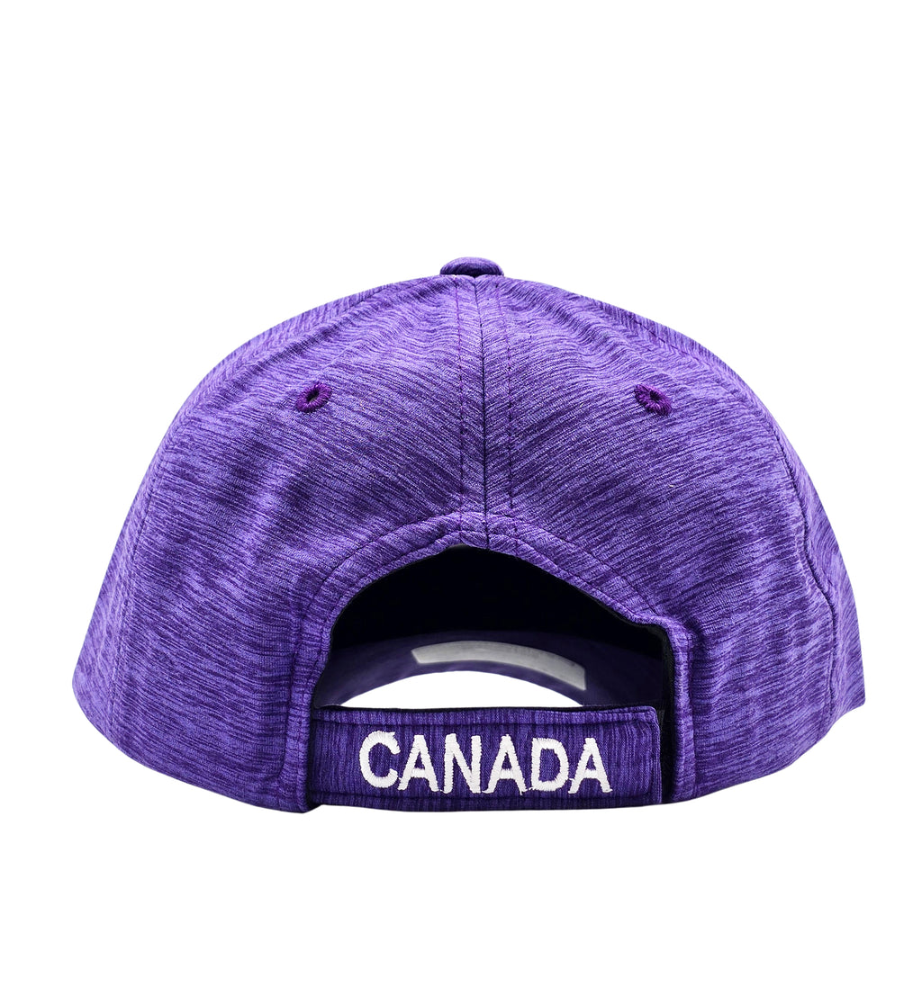 CANADA EMBROIDERED LOGO SHADOW TECH ADJUSTABLE CAP (PURPLE)