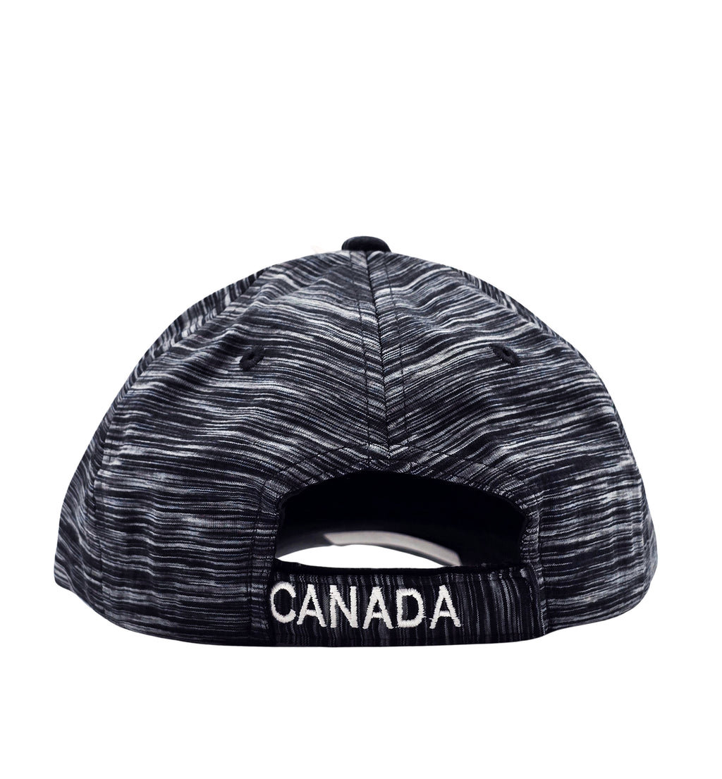 CANADA EMBROIDERED LOGO SHADOW TECH ADJUSTABLE CAP (BLACK)