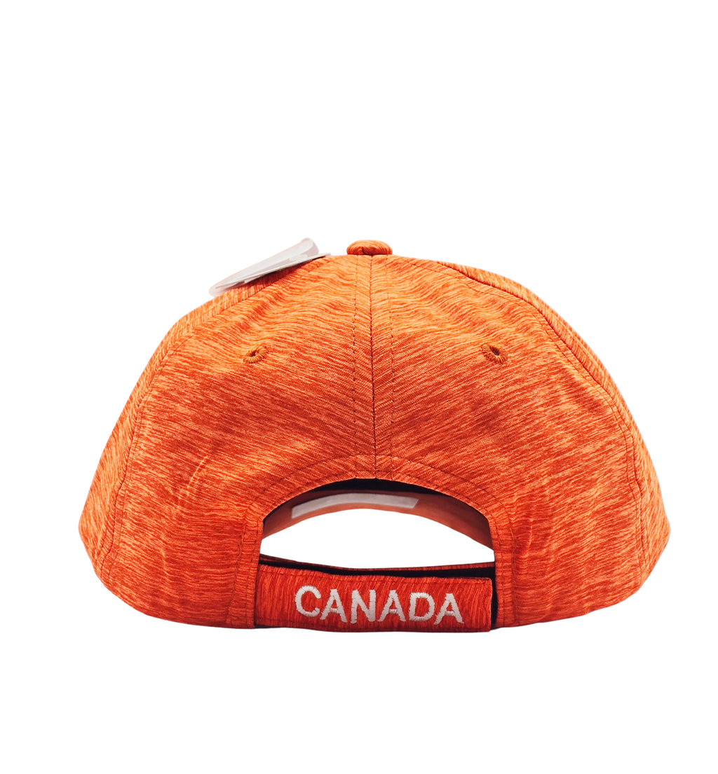 CANADA EMBROIDERED LOGO SHADOW TECH ADJUSTABLE CAP (ORANGE)