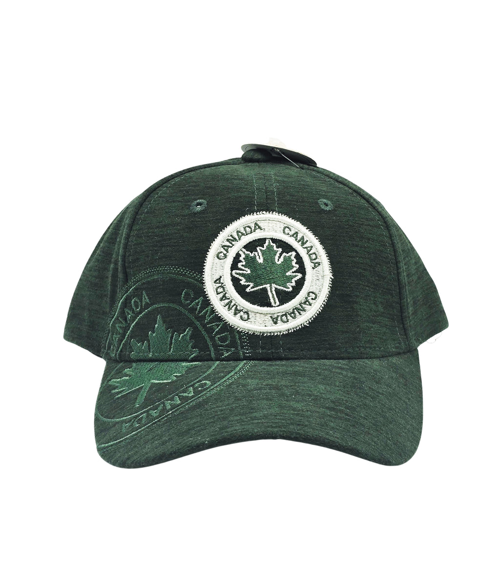 CANADA EMBROIDERED LOGO SHADOW TECH ADJUSTABLE CAP (DARK GREEN)