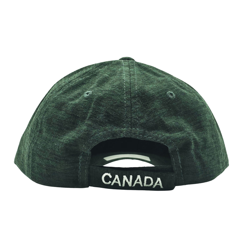 CANADA EMBROIDERED LOGO SHADOW TECH ADJUSTABLE CAP (DARK GREEN)