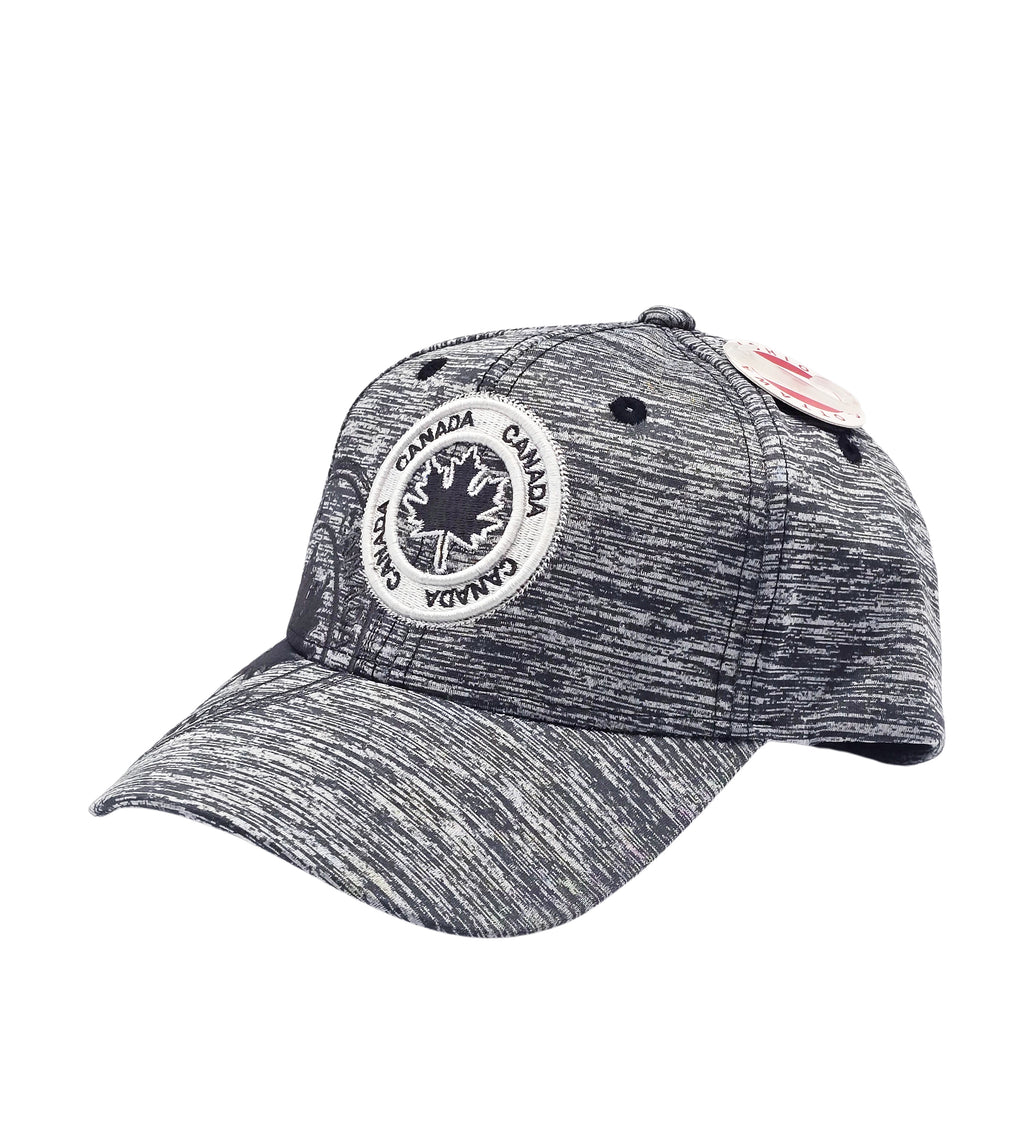 CANADA EMBROIDERED LOGO SHADOW TECH ADJUSTABLE CAP (CHARCOAL)