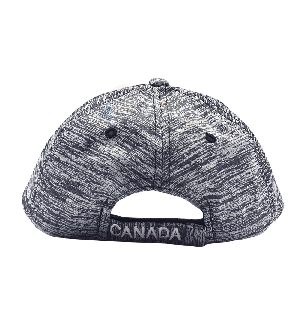 CANADA EMBROIDERED LOGO SHADOW TECH ADJUSTABLE CAP (CHARCOAL)