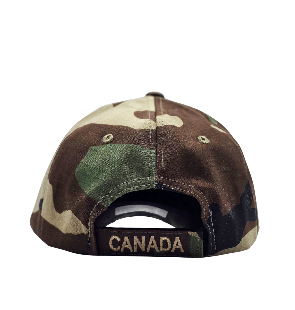 CANADA EMBROIDERED LOGO ADJUSTABLE CAP (GREEN CAMO)