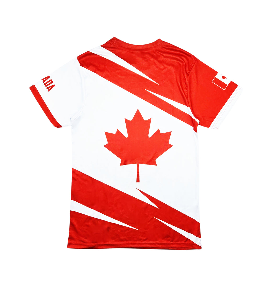 MEN'S CANADA FLAG SUBLIMATION T-SHIRT (RED)