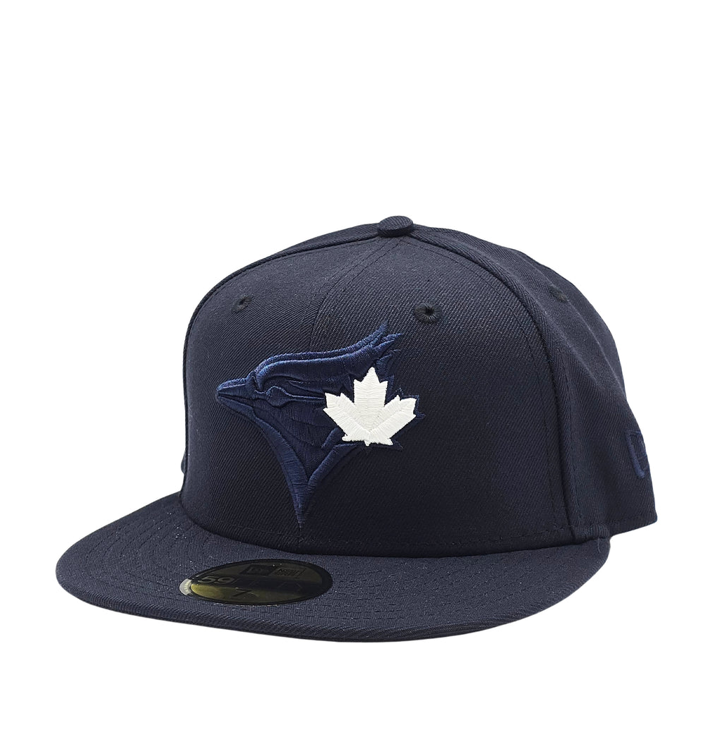 MEN'S 5950 NAVY WITH WHITE LEAF BLUE JAYS FITTED HAT