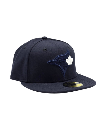 MEN'S 5950 NAVY WITH WHITE LEAF BLUE JAYS FITTED HAT