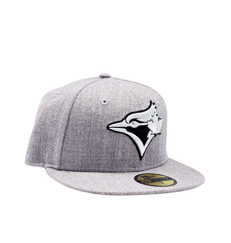 MEN'S 5950 TORONTO BLUE JAYS FITTED GREY LOGO HAT