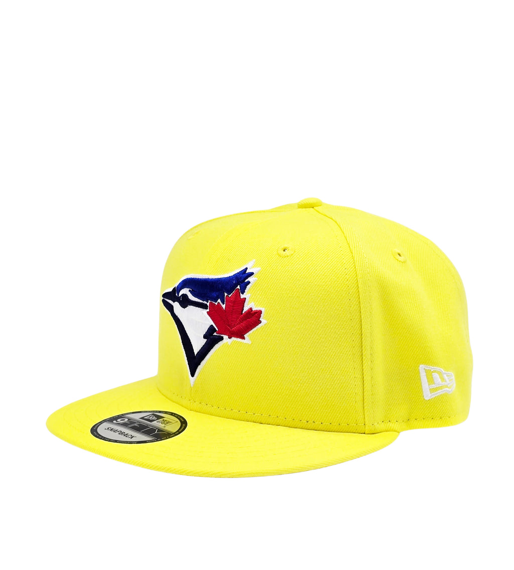 NEW ERA 9FIFTY TORONTO BLUE JAYS 1992 WORLD SERIES EDITION YELLOW/BLUE SNAPBACK HAT