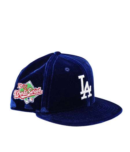 NEW ERA 9FIFTY LOS ANGELES DODGERS 1988 WORLD SERIES DARK ROYAL SNAPBACK HAT