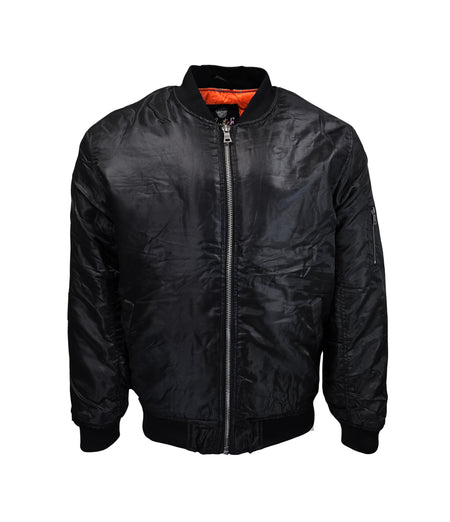 SWITCH REMARKABLE MEN'S BASIC BOMBER JACKET (BLACK)