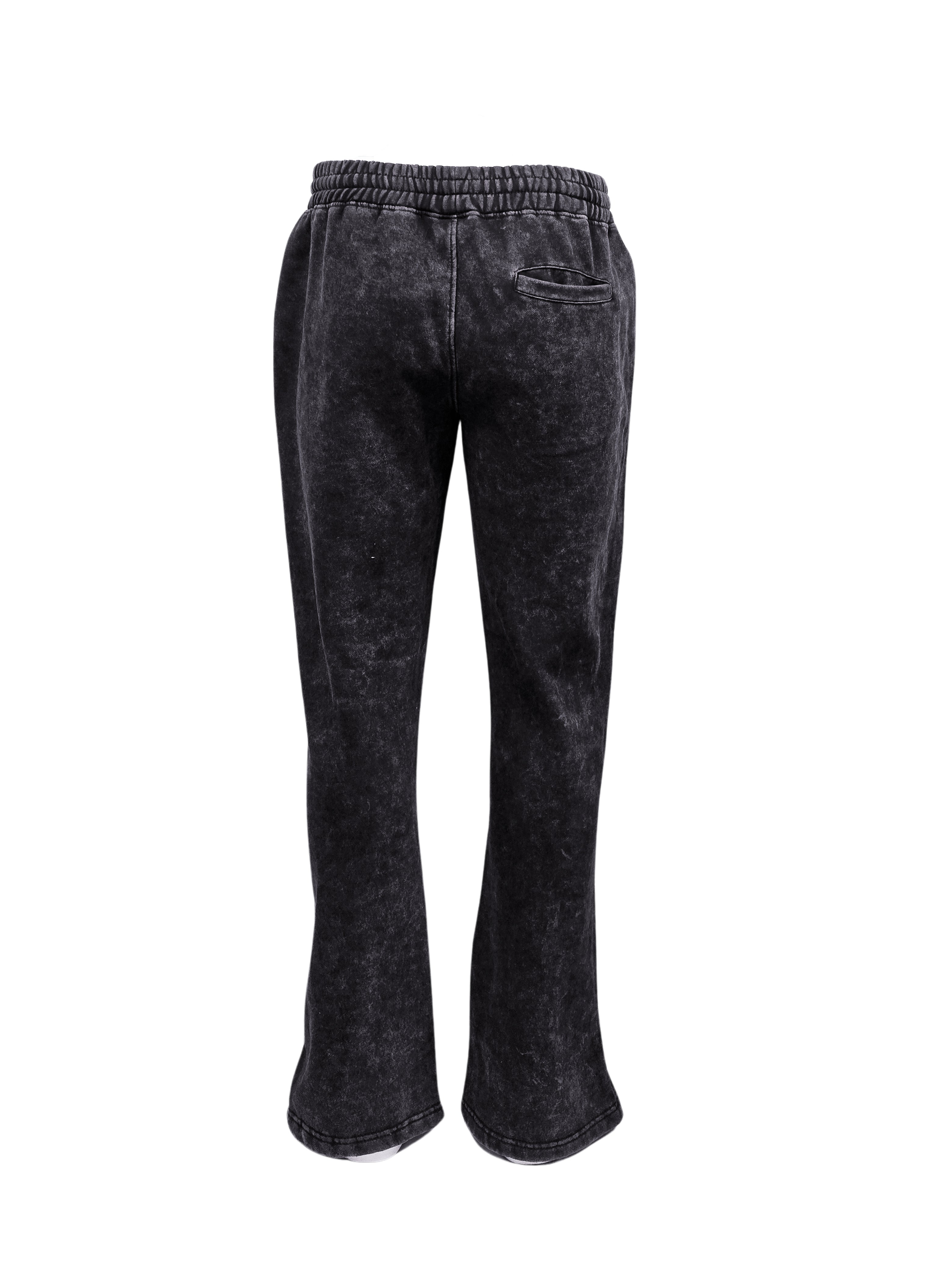 BLEECKER & MERCER MEN'S STAY STRONG BE POSITIVE BLACK TRACKSET