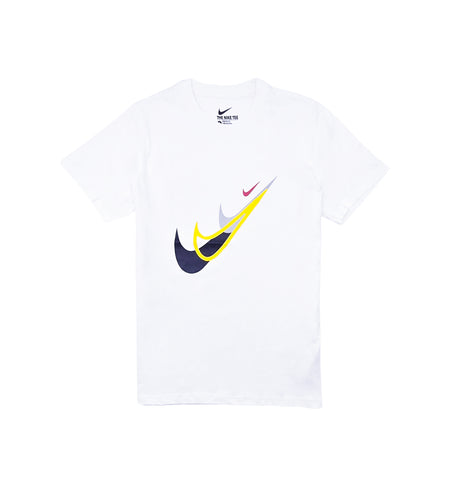 NIKE SPORTSWEAR MEN'S T-SHIRT (WHITE/YELLOW)