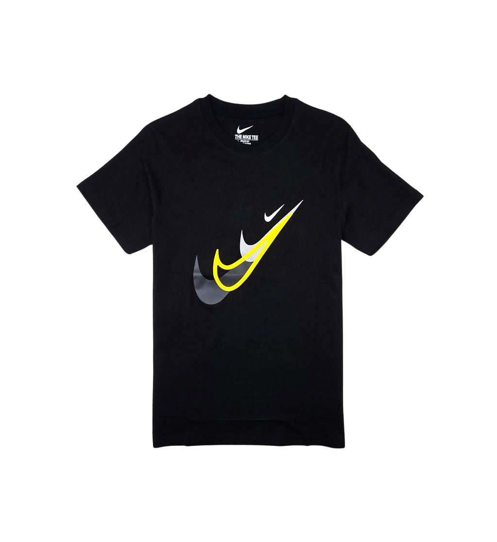 NIKE SPORTSWEAR MEN'S T-SHIRT (BLACK/YELLOW)