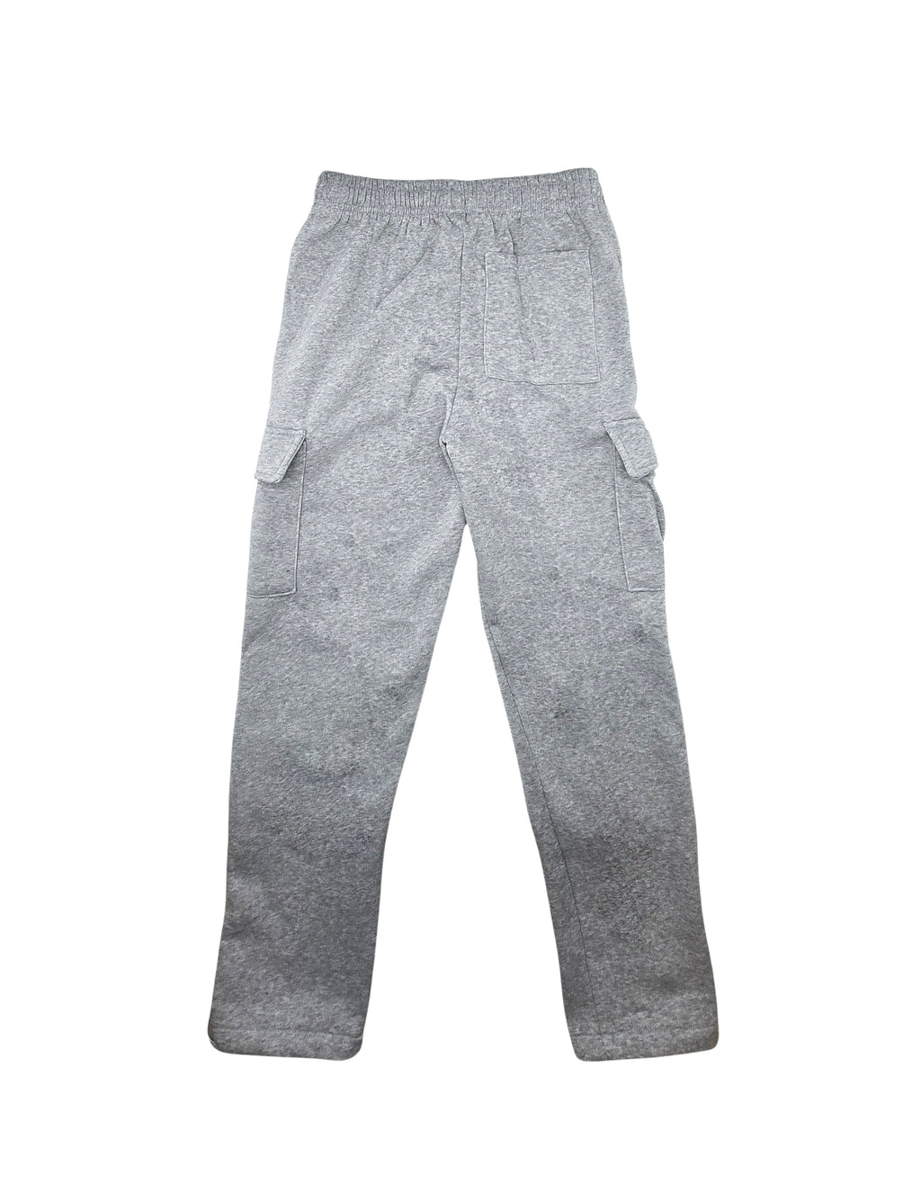 US ICON MEN'S FLEECE STRAIGHT FIT CARGO JOGGER (GREY)