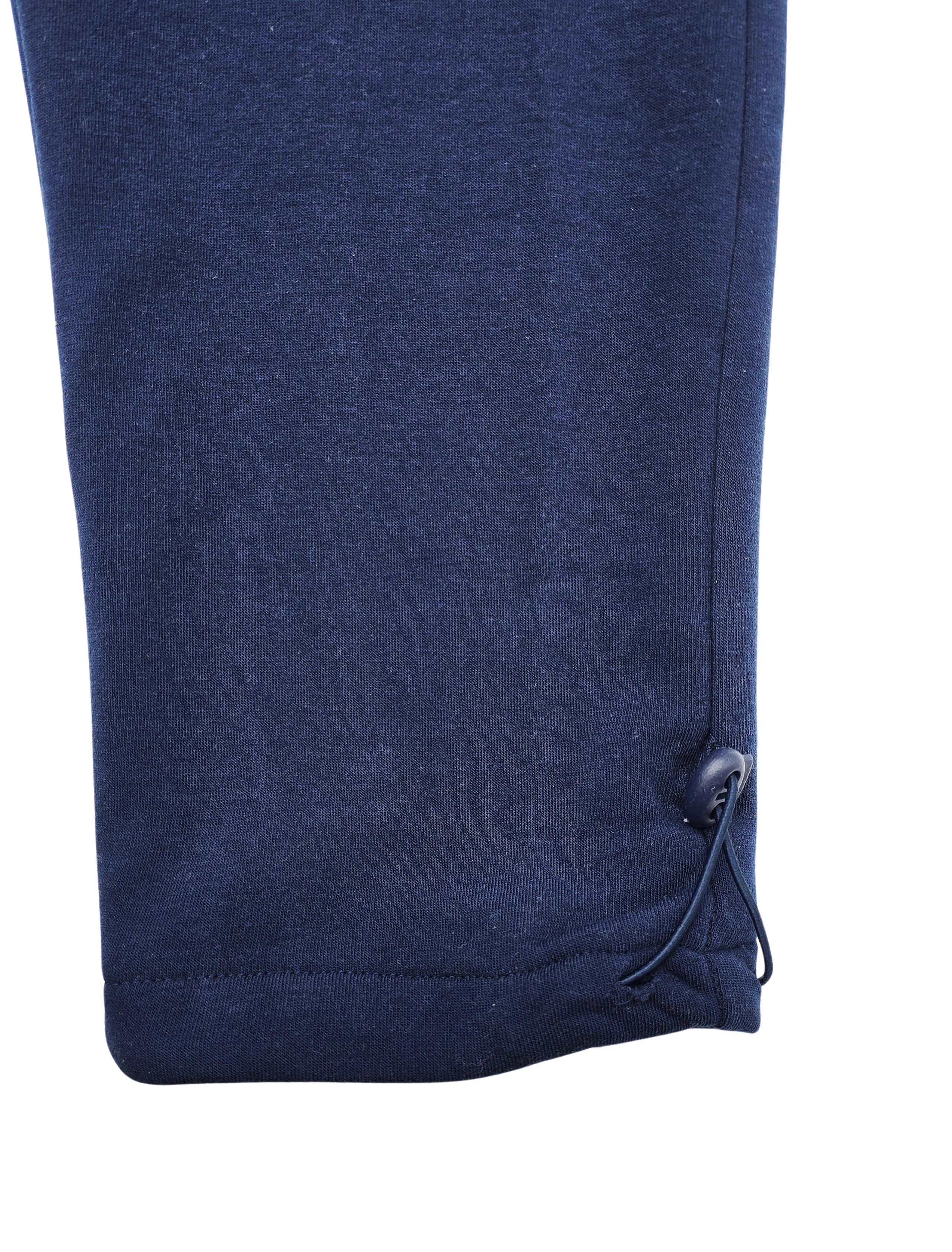 US ICON MEN'S FLEECE STRAIGHT FIT CARGO JOGGER (NAVY)