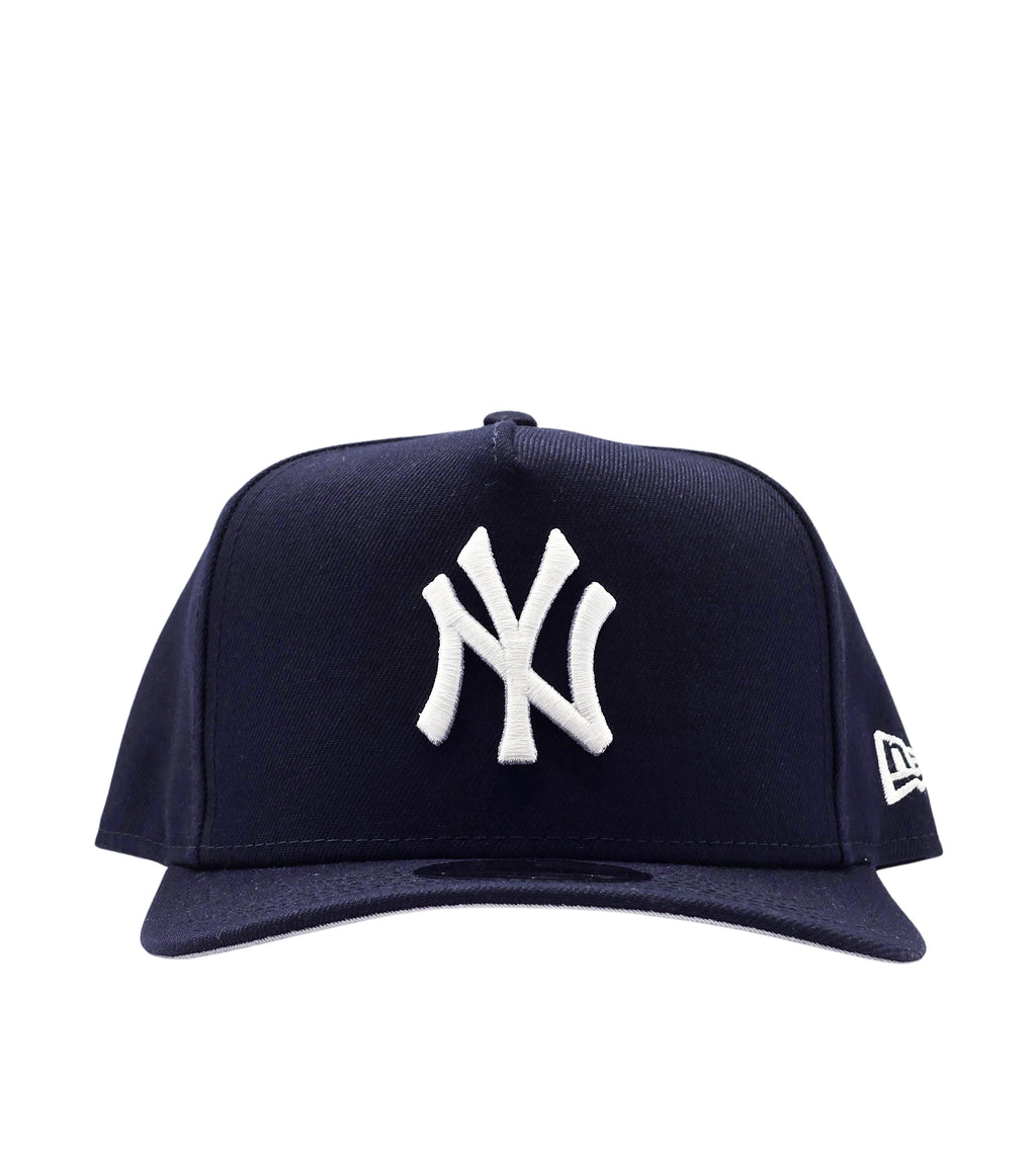 NEW ERA MEN'S 9FIFTY A-FRAME MLB NEW YORK YANKEES NAVY BLUE/WHITE SNAPBACK HAT