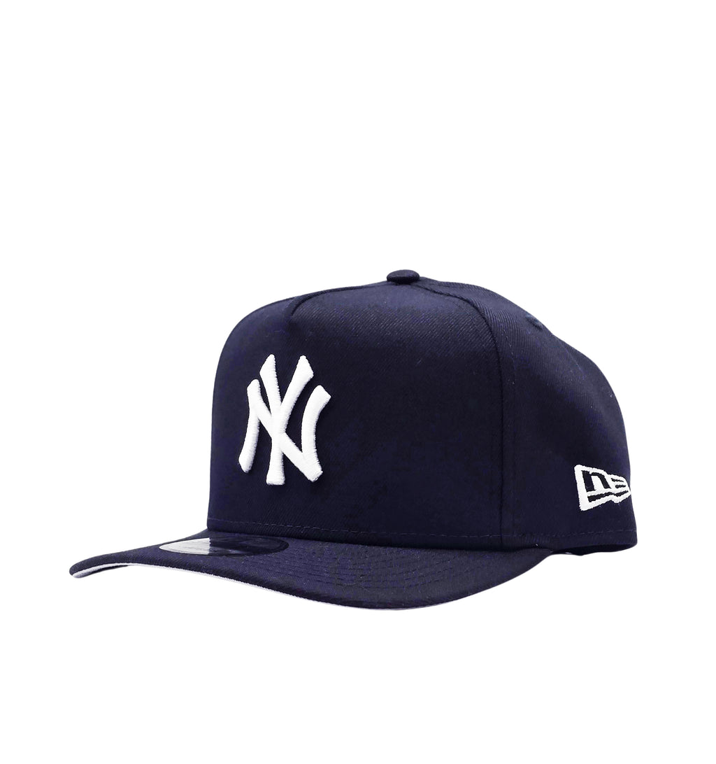 NEW ERA MEN'S 9FIFTY A-FRAME MLB NEW YORK YANKEES NAVY BLUE/WHITE SNAPBACK HAT