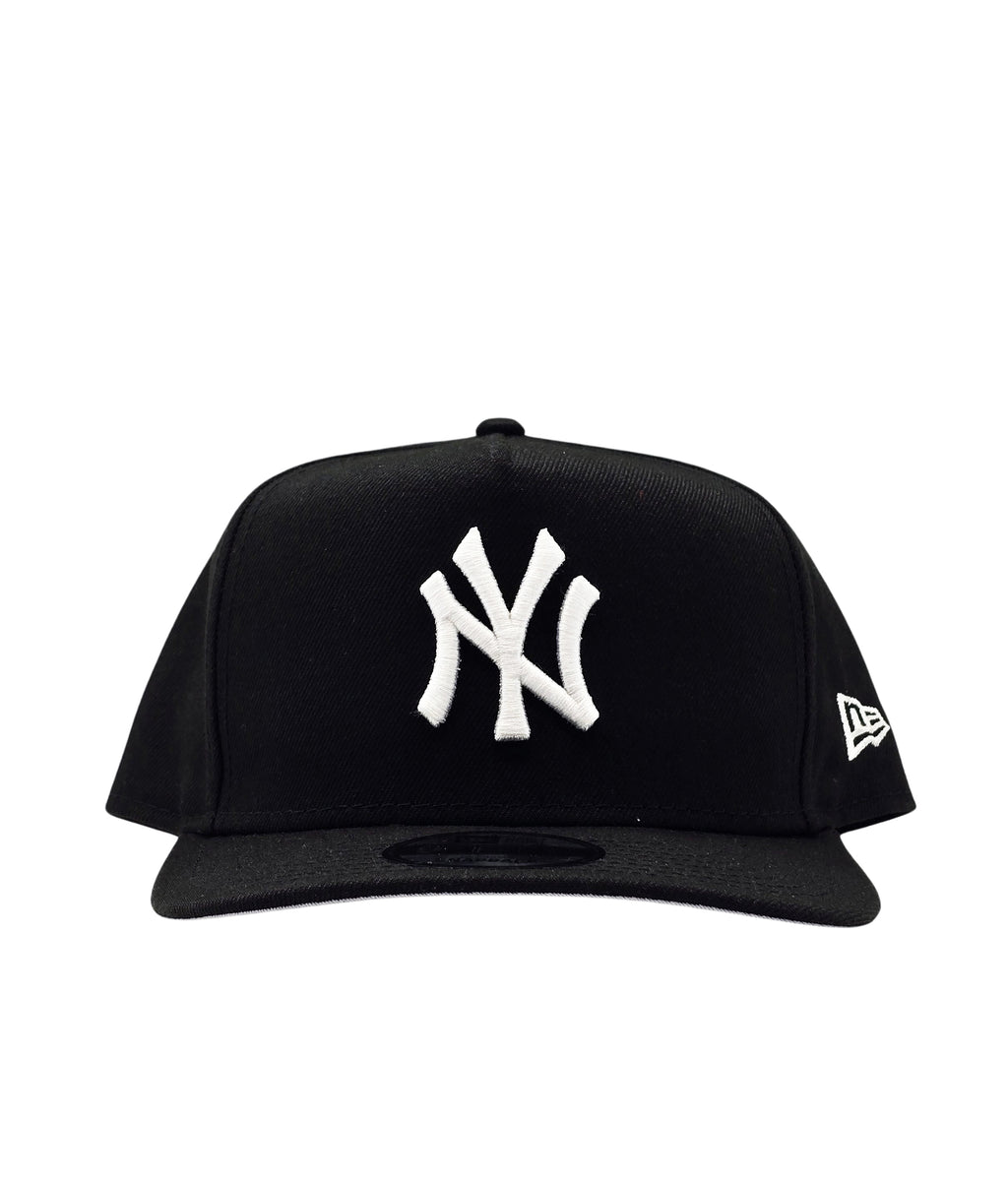 NEW ERA MEN'S 9FIFTY A-FRAME MLB NEW YORK YANKEES BLACK/WHITE SNAPBACK HAT