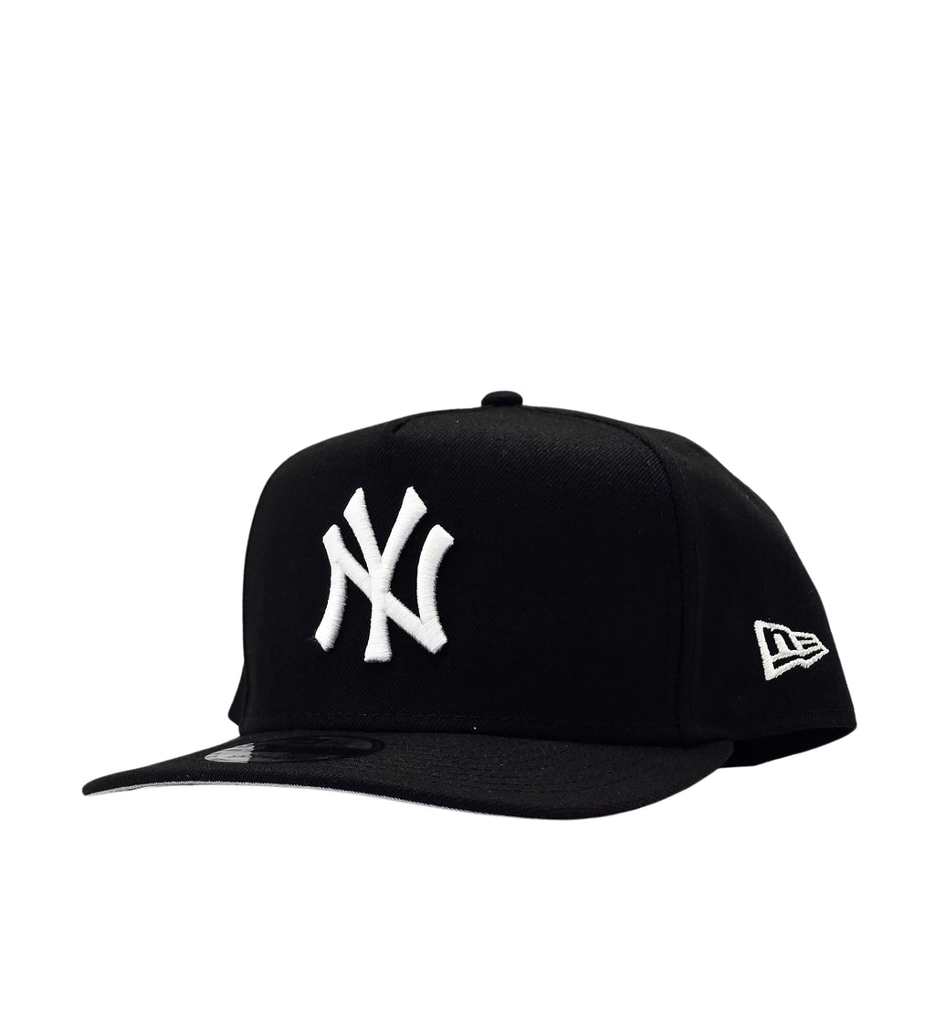 NEW ERA MEN'S 9FIFTY A-FRAME MLB NEW YORK YANKEES BLACK/WHITE SNAPBACK HAT