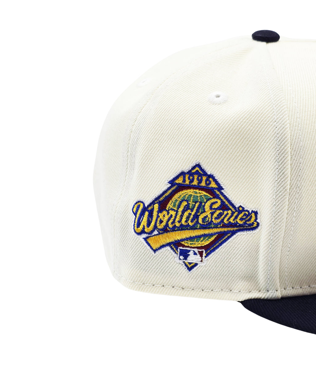 NEW ERA 9FIFTY NEW YORK YANKEES 1996 WORLD SERIES CREAM/NAVY SNAPBACK HAT