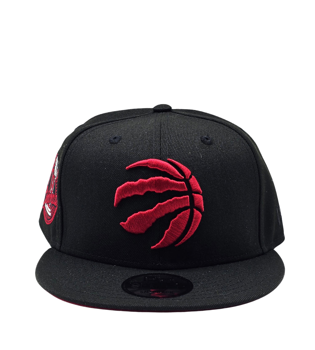 NEW ERA 9FIFTY NBA TORONTO RAPTORS 1X CHAMPS BLACK/CARDINAL RED SNAPBACK HAT