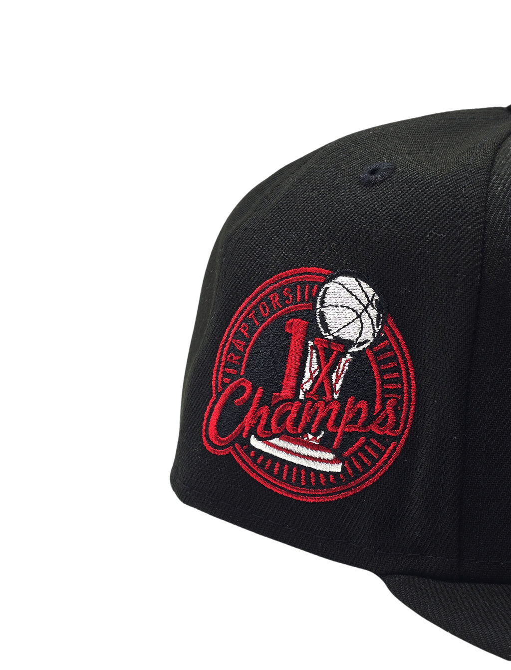 NEW ERA 9FIFTY NBA TORONTO RAPTORS 1X CHAMPS BLACK/CARDINAL RED SNAPBACK HAT