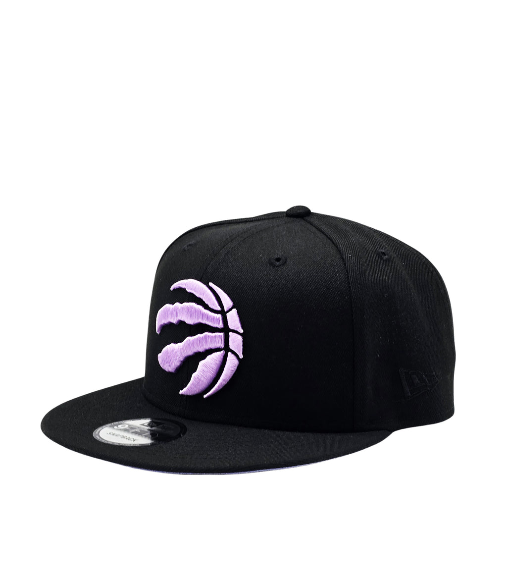 NEW ERA 9FIFTY NBA TORONTO RAPTORS 1X CHAMPS BLACK/LAVENDER SNAPBACK HAT