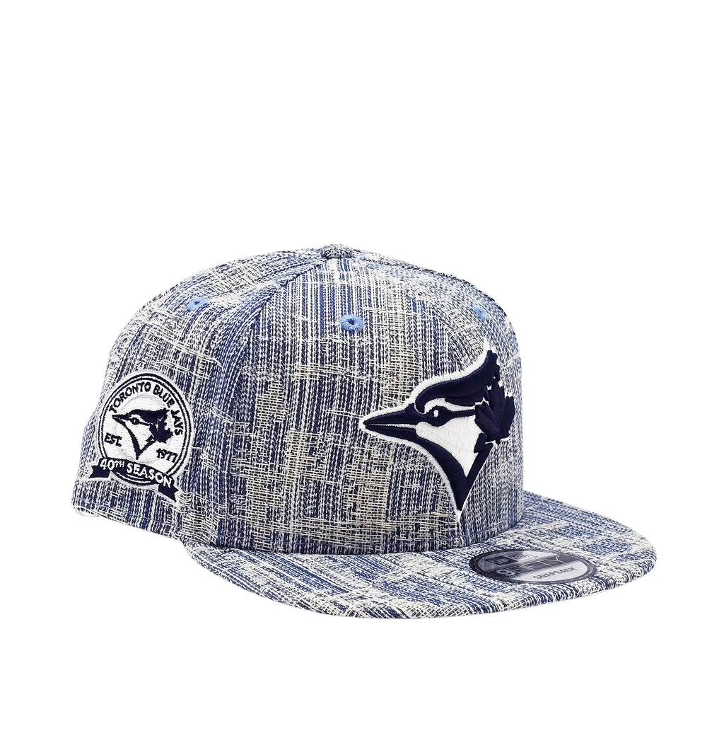 NEW ERA 9FIFTY TORONTO BLUE JAYS 40TH SEASON DENIM BLUE SNAPBACK HAT