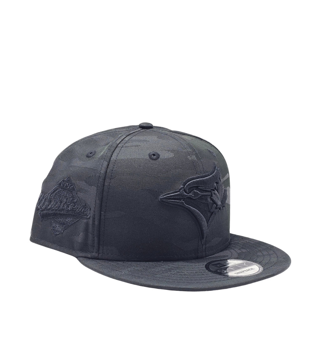 NEW ERA 9FIFTY TORONTO BLUE JAYS 1992 WORLD SERIES BLACK CAMO SNAPBACK HAT