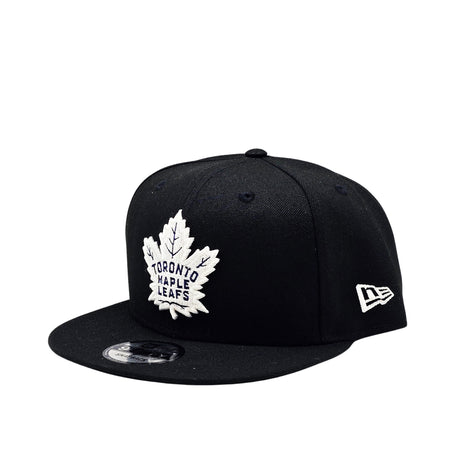 NEW ERA 9FIFTY NHL TORONTO MAPLE LEAFS BLACK/WHITE SNAPBACK HAT