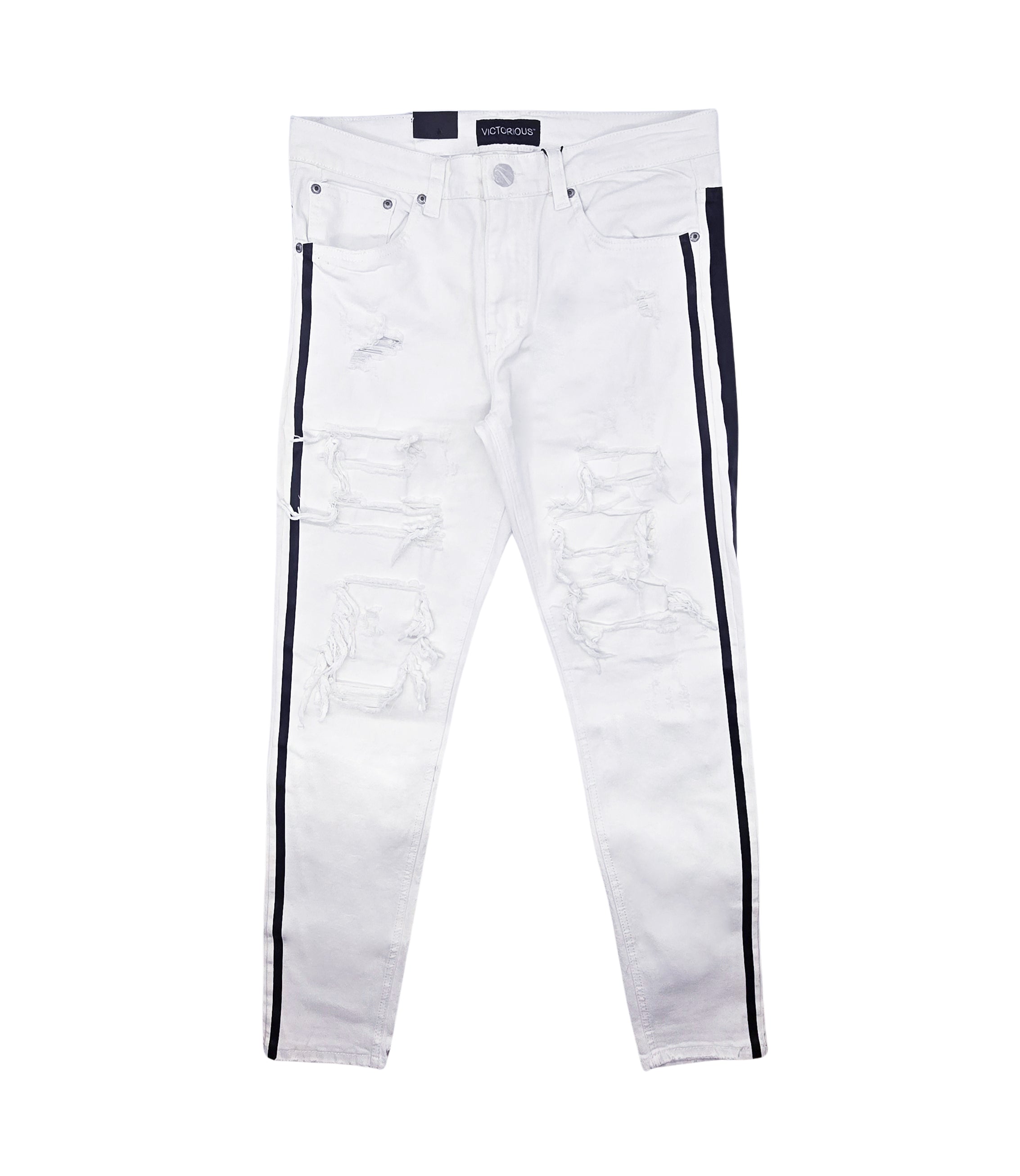 MEN'S WAIST SIZE 32 JEANS/PANTS UPTO 70% OFF (FINAL SALE CLEARANCE) 32X32 DISTRESSED SLIM FIT WHITE
