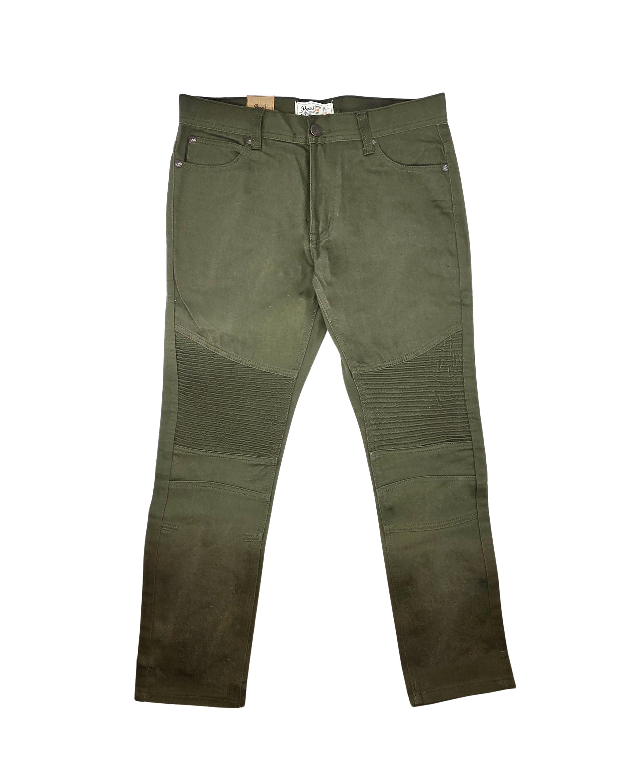 MEN'S WAIST SIZE 32 JEANS/PANTS UPTO 70% OFF (FINAL SALE CLEARANCE) 32X32 DISTRESSED SLIM TAPER OLIVE GREEN