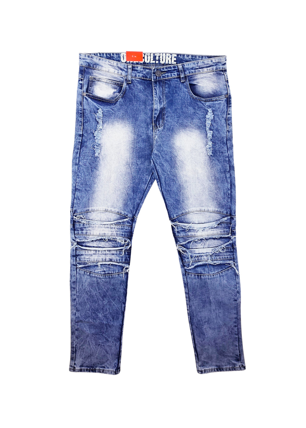MEN'S WAIST SIZE 36 JEANS/PANTS UPTO 70% OFF (FINAL SALE CLEARANCE) 36X32 RIPPED SLIM FIT BLUE
