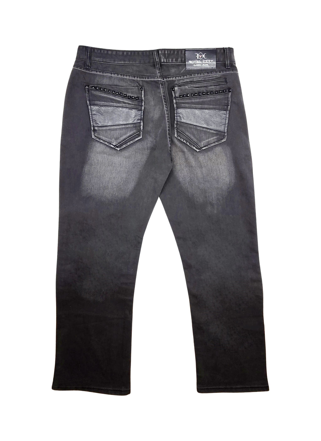 MEN'S WAIST SIZE 38 JEANS/PANTS UPTO 70% OFF (FINAL SALE CLEARANCE) 38X32 STRAIGHT FIT WASHED BLACK
