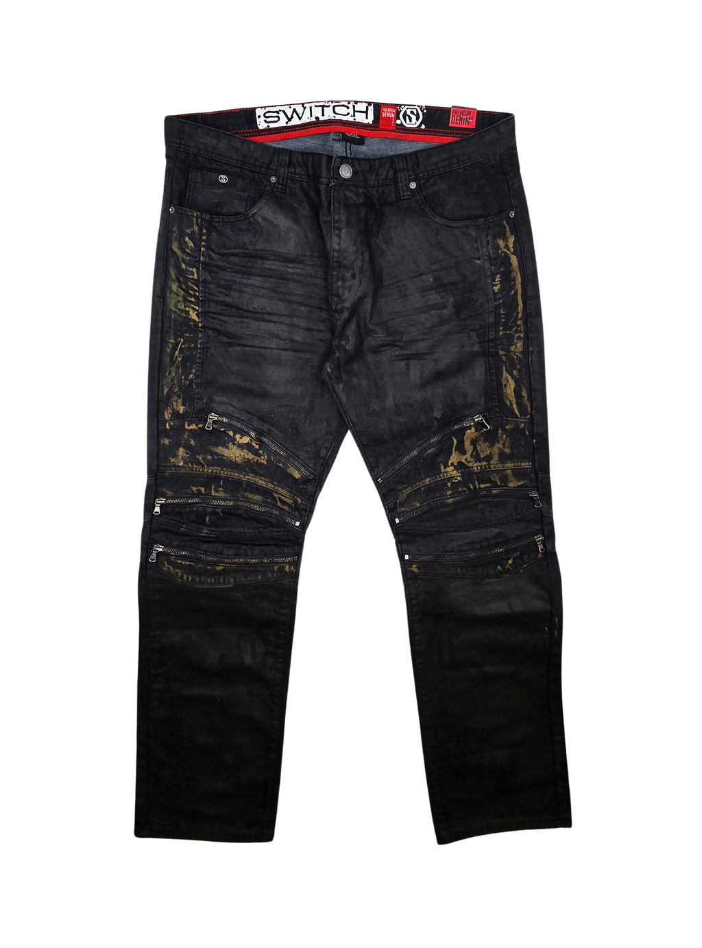 MEN'S WAIST SIZE 40 JEANS/PANTS UPTO 70% OFF (FINAL SALE CLEARANCE) 40X32 SLIM STRAIGHT FIT BLACK