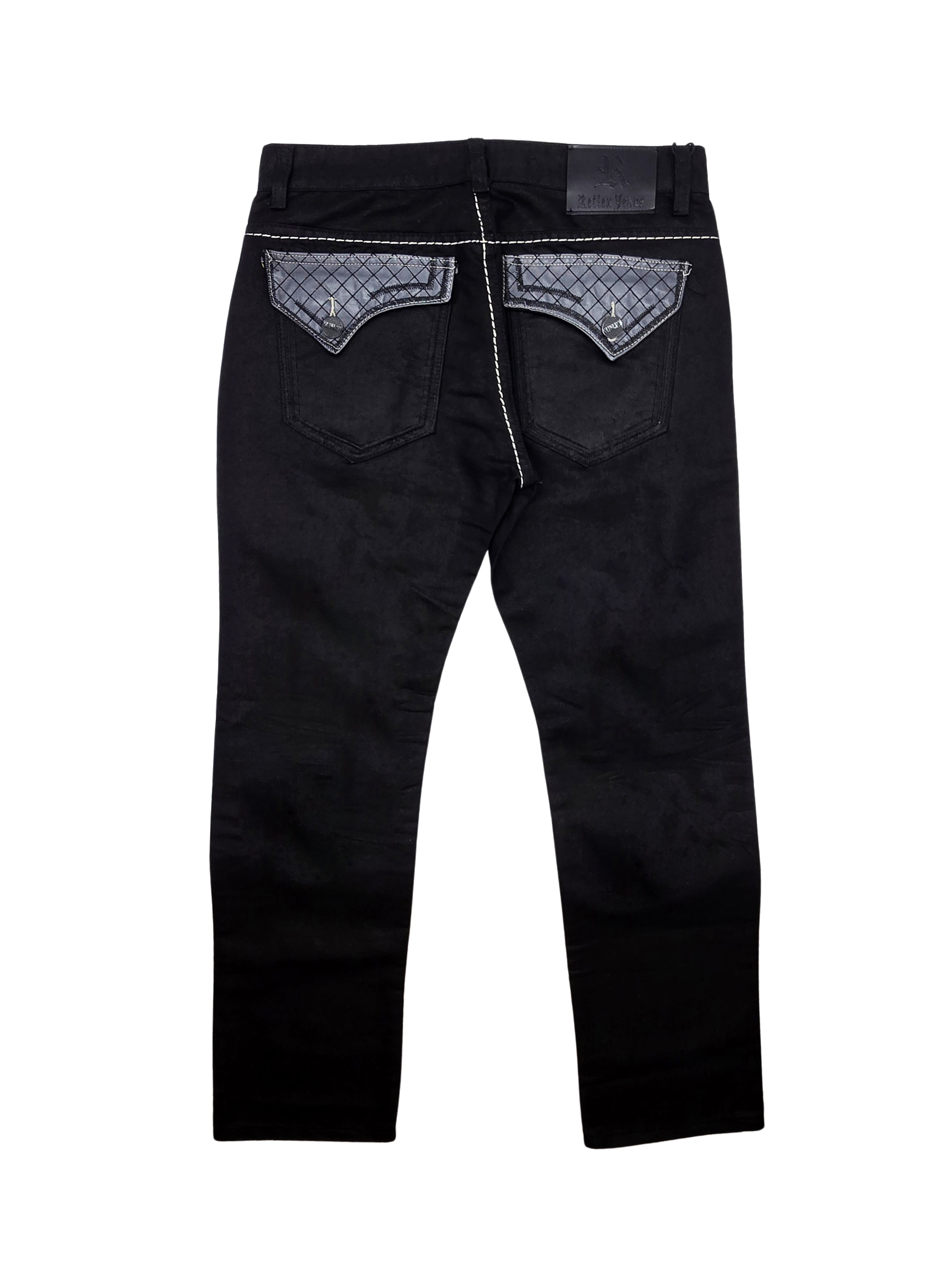MEN'S WAIST SIZE 34 JEANS/PANTS UPTO 70% OFF (FINAL SALE CLEARANCE) 34X32 STRAIGHT FIT BLACK PANTS