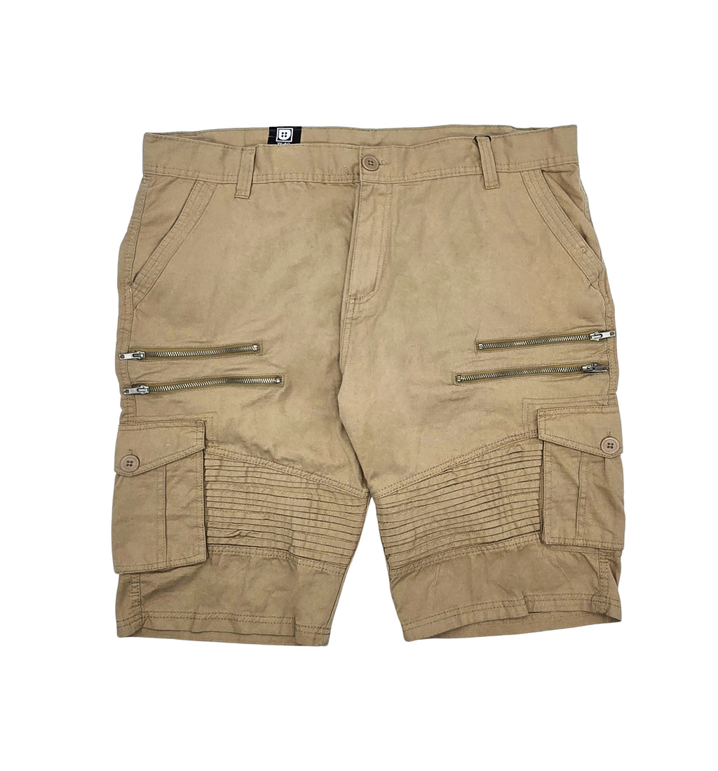 MEN'S SIZE X-LARGE (WAIST 38-40) CLEARANCE SHORTS (FINAL SALE CLEARANCE) SIZE 40 ZIPPER KHAKI CARGO