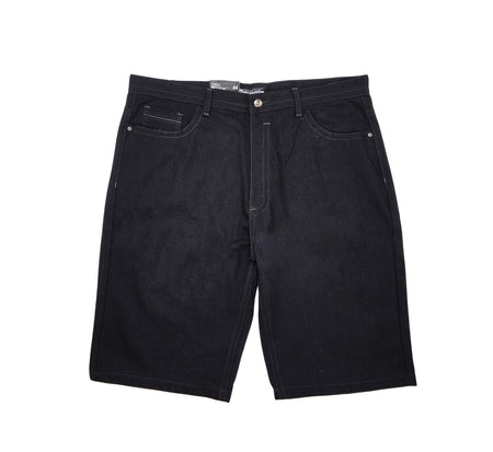MEN'S SIZE 2X-LARGE (WAIST 42-44) CLEARANCE SHORTS (FINAL SALE CLEARANCE) SIZE 44 BLACK PLAIN DENIM SHORTS