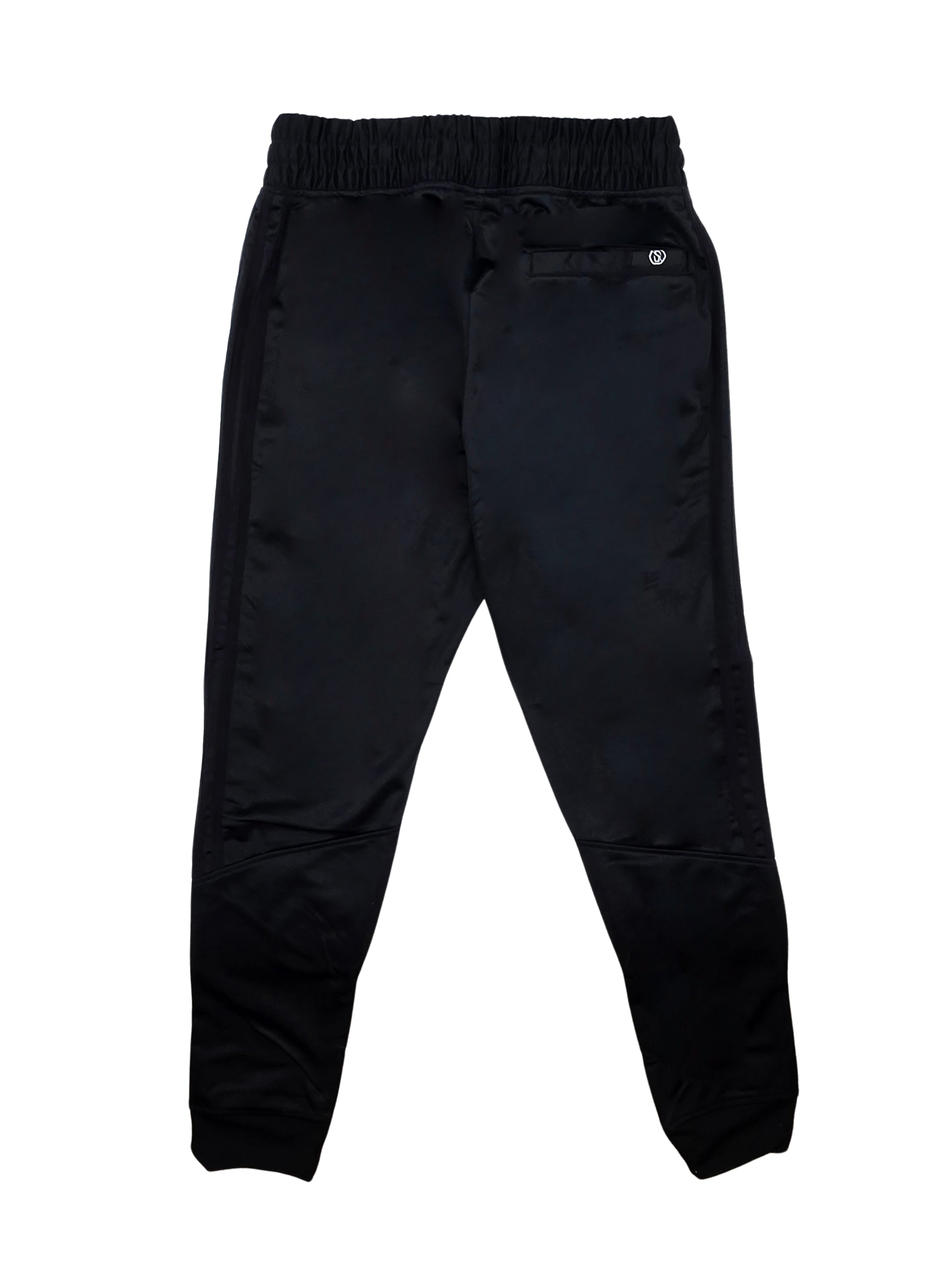 SWITCH MEN'S BASIC SIDE-STRIPES 2-PIECE TRACK SET (BLACK)