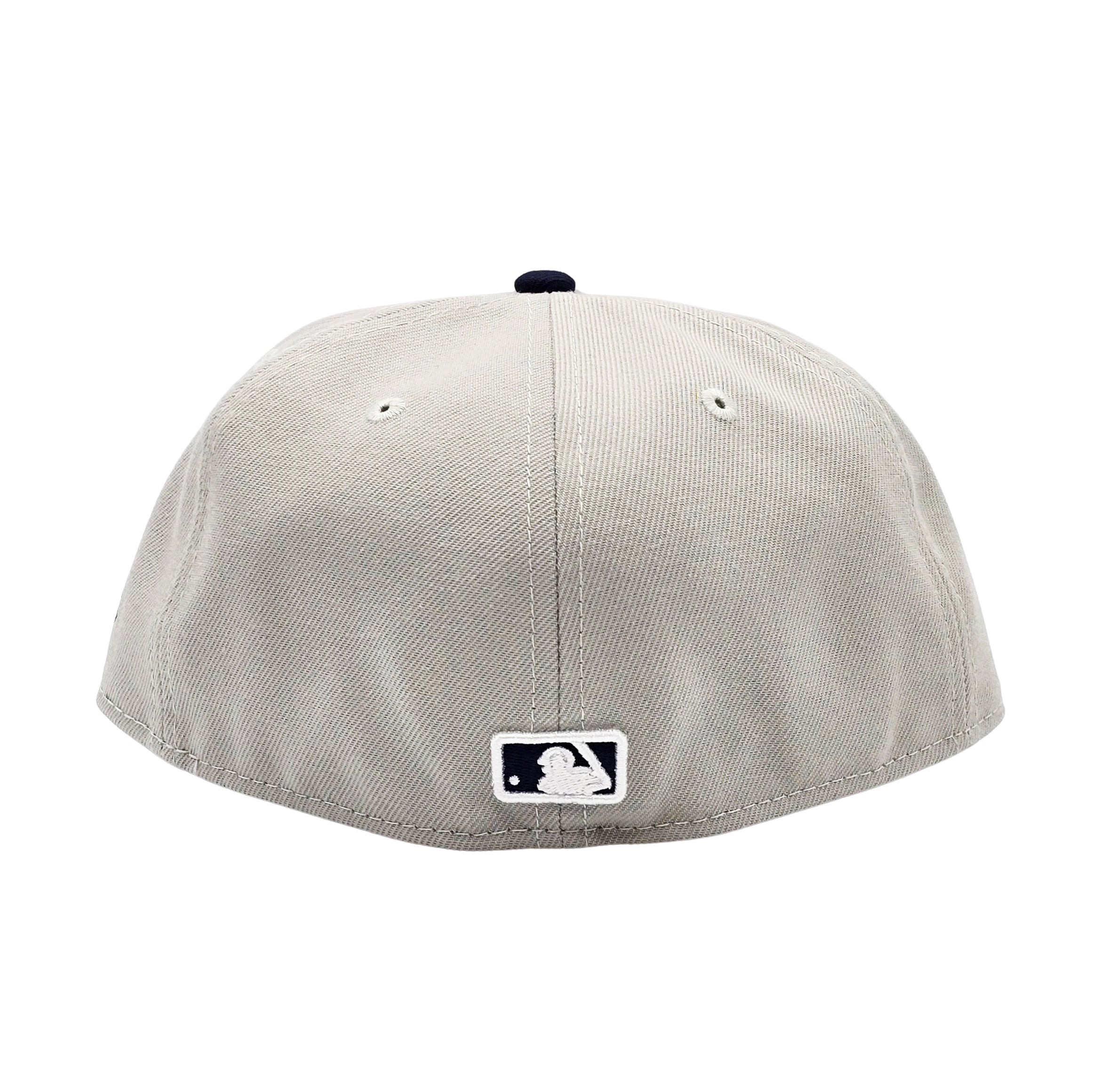 59FIFTY MEN'S MLB TORONTO BLUE JAYS GREY/NAVY BLUE FITTED HAT