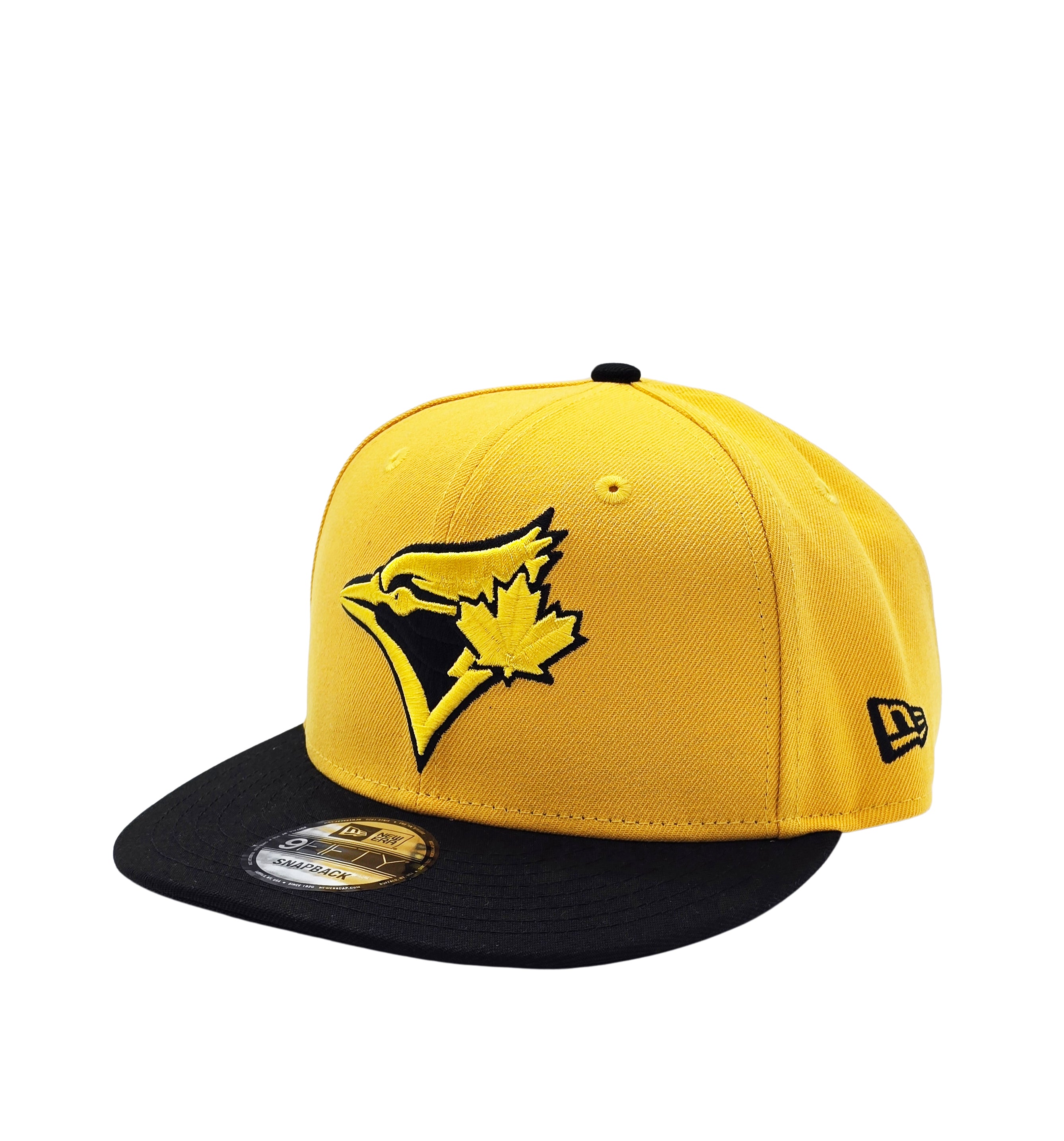 NEW ERA 9FIFTY MLB TORONTO 1992 WORLD SERIES TORONTO BLUE JAYS YELLOW/BLACK SNAPBACK HAT