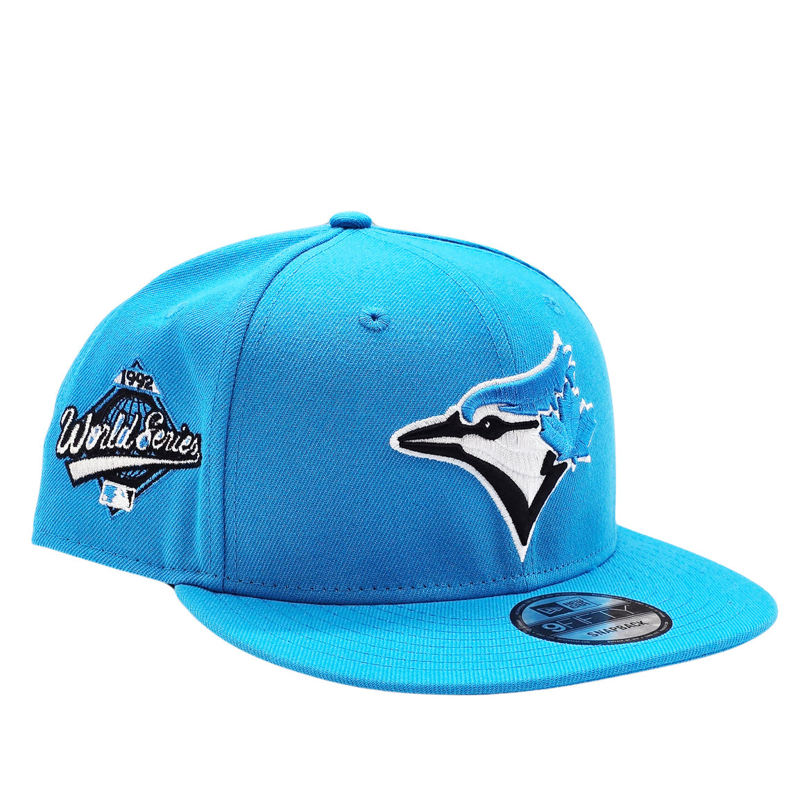 NEW ERA 9FIFTY MLB TORONTO 1992 WORLD SERIES TORONTO BLUE JAYS FANATIC BLUE SNAPBACK HAT